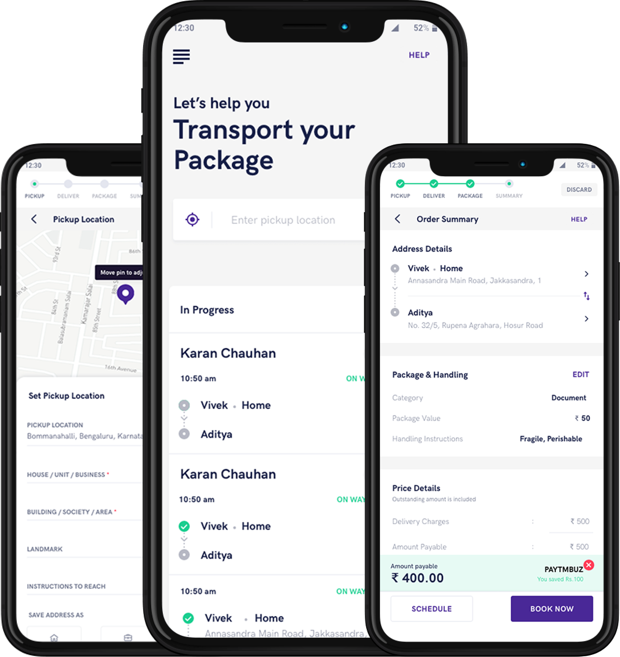 pidge courier services app